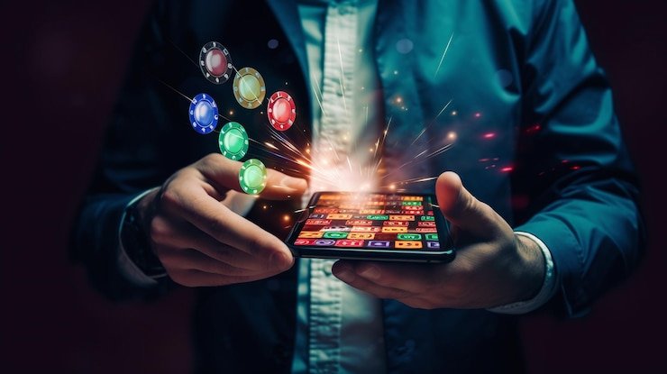 Antarmuka permainan Bonanza Gold di modal 4d